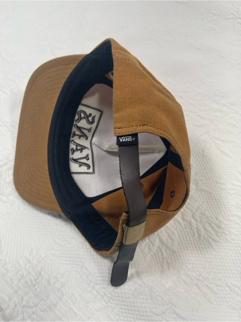 Vans Brown Canvas Logo Cap